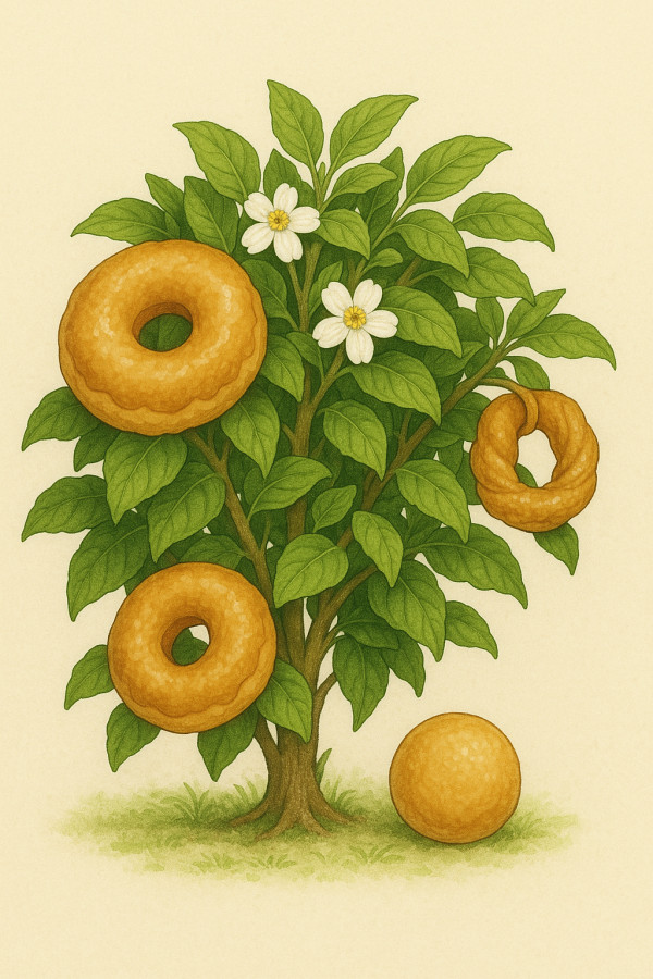 Glazed Donut Plant, Silver Donut Shrub